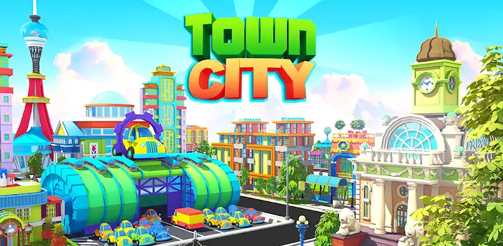 Town City - Village Building S — Android game banner
