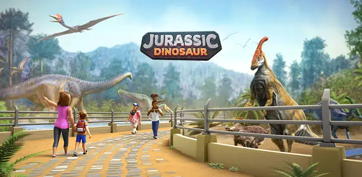 Jurassic Dinosaur: Dino Game — Android game banner