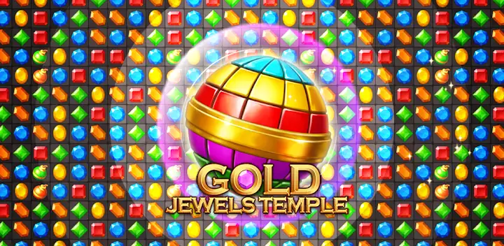Jewels Temple Gold — Android game banner