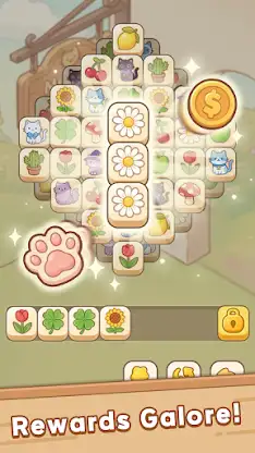Meow's Garden: Tile Match screenshot 4