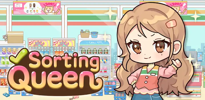 Sorting Queen — Android game banner