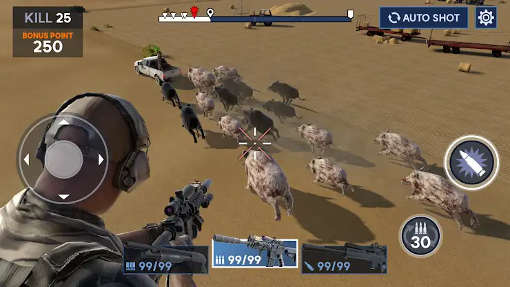 Heli Hog Hunt - Sniper Game screenshot 1