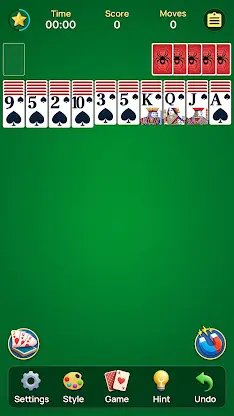Spider Solitaire screenshot 1