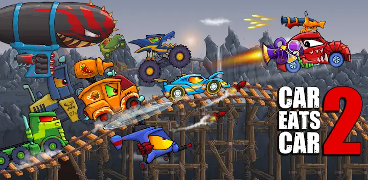 Car Eats Car 2: Car Racing — Android game banner