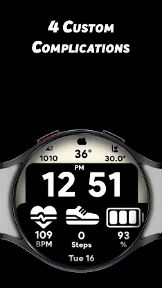 Modern Tiles - Watch face screenshot 6