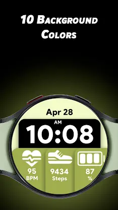 Modern Tiles - Watch face screenshot 3