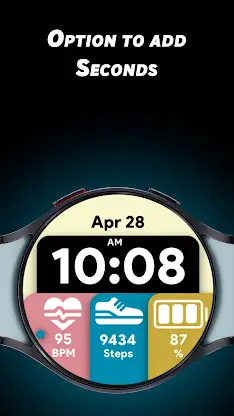 Modern Tiles - Watch face screenshot 4