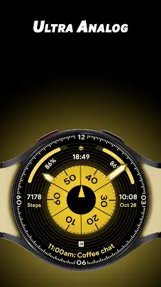 Ultra Analog - Watch face screenshot 1