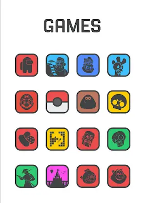 Square Dark - Icon Pack screenshot 4