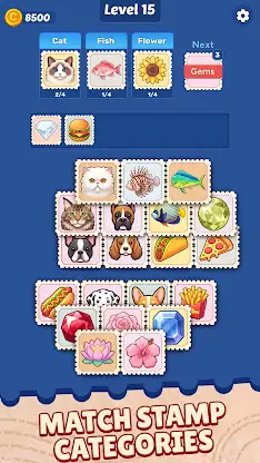 Stamp Sort Journey screenshot 2