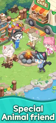 Merge Cat Cafe: Deco screenshot 4