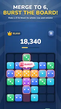 Dice Burst: Merge Block Puzzle screenshot 1