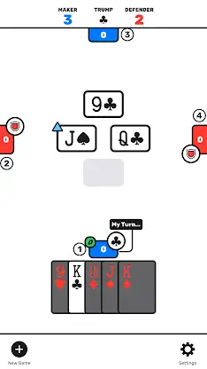 Euchre by Staple Games screenshot 1