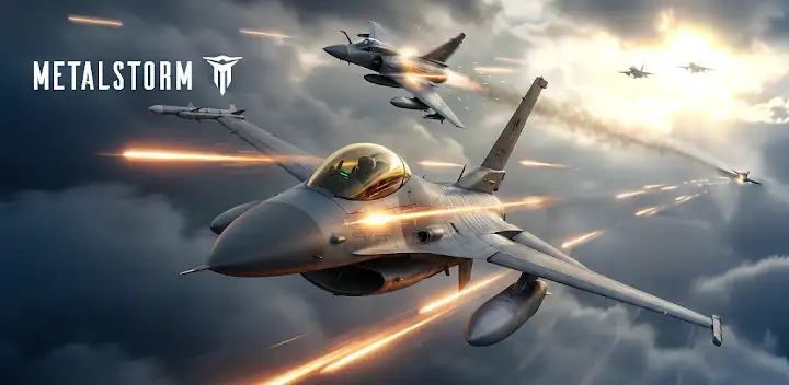 Metalstorm: Modern Air Combat — Android game banner