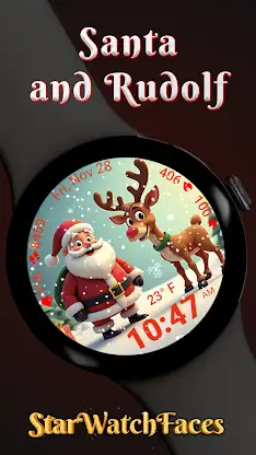 Santa and Rudolf Christmas WF screenshot 1