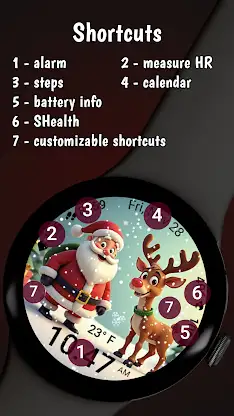 Santa and Rudolf Christmas WF screenshot 3