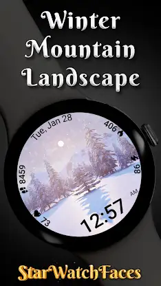 Winter Mountain Landscape WF screenshot 1