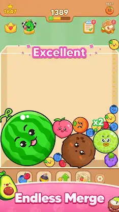 Fruit Clash: Drop & Merge screenshot 2