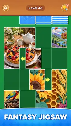 Jigsaw solitaire: drop card screenshot 2