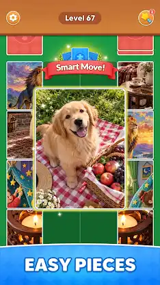 Jigsaw solitaire: drop card screenshot 3