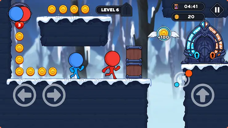 Stick Red Blue: Horror Escape screenshot 2