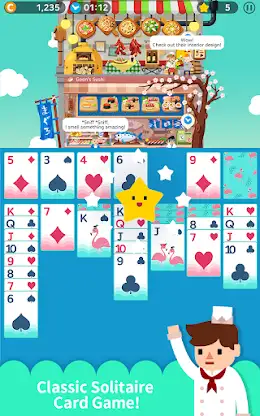 Solitaire Cooking Tower screenshot 1