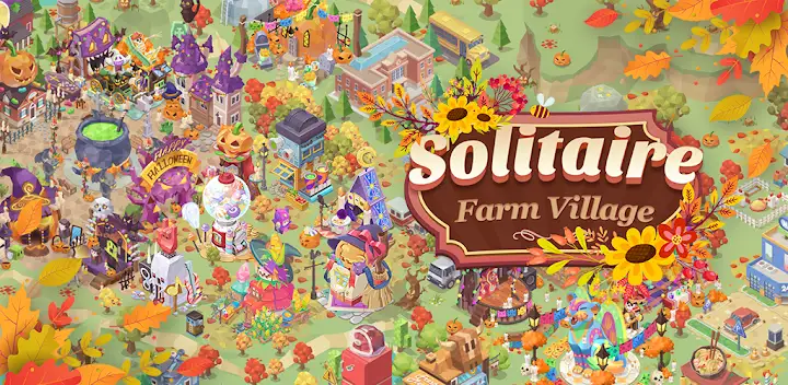 Solitaire Farm Village — Android game banner