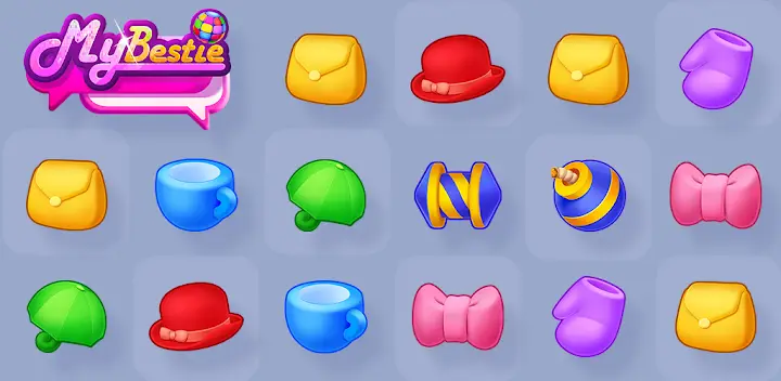 My Bestie : Match 3 & Episode — Android game banner