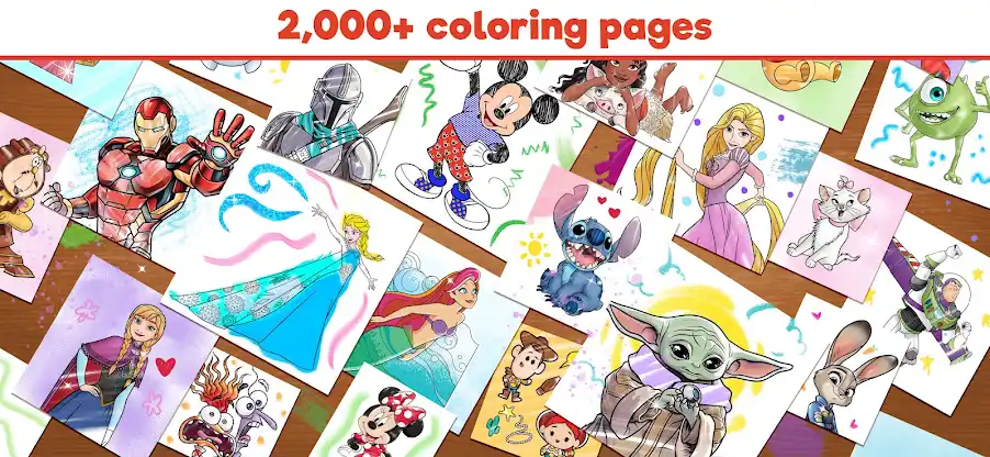 Disney Coloring World screenshot 4