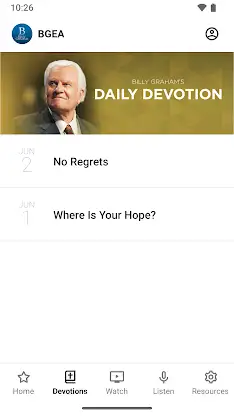 Billy Graham Evangelistic Assn screenshot 2