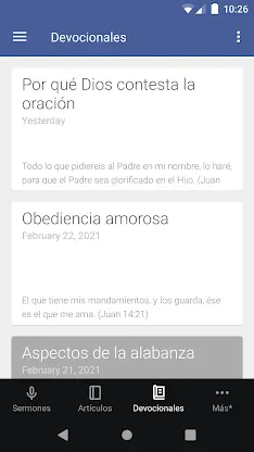 Gracia a Vosotros screenshot 2