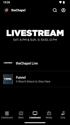 theChapel App screenshot 2