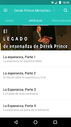 Ministerios Derek Prince screenshot 2