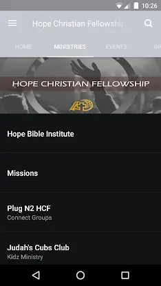 HCF Ministry screenshot 2