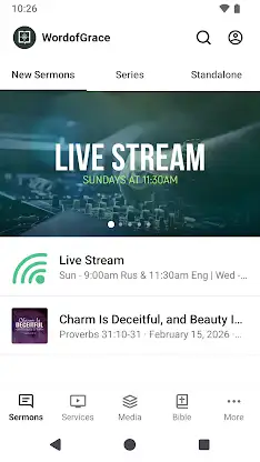 Word of Grace Bible Church screenshot 1