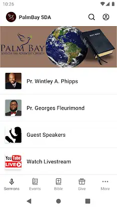 Palm Bay SDA Church App screenshot 1