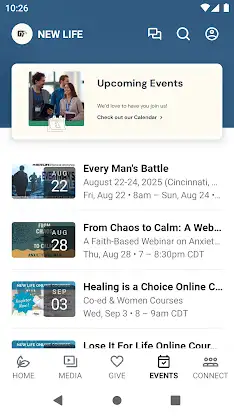 NEW LIFE MINISTRIES APP screenshot 3