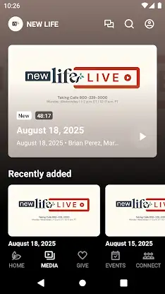 NEW LIFE MINISTRIES APP screenshot 2