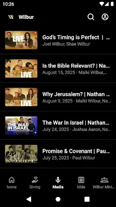 Wilbur Ministries screenshot 2