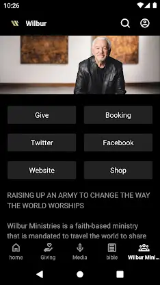 Wilbur Ministries screenshot 3