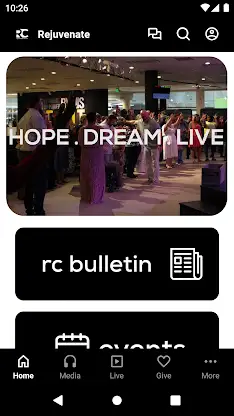 Rejuvenate Church App screenshot 1