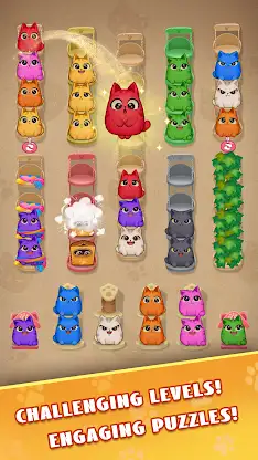 Meow Sort: Makeover & Story screenshot 3