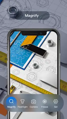 Magnifying Glass + Flashlight screenshot 2
