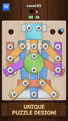 Unbolt it! : Wood Nuts Puzzle screenshot 3
