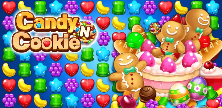 Candy N Cookie : Match3 — Android game banner
