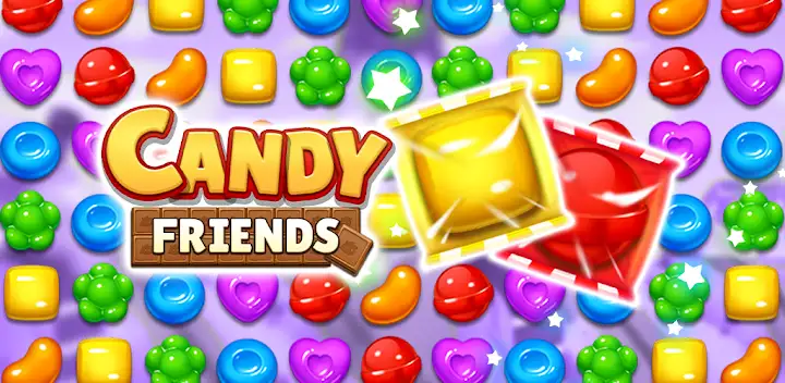 Candy Friends : Match 3 — Android game banner