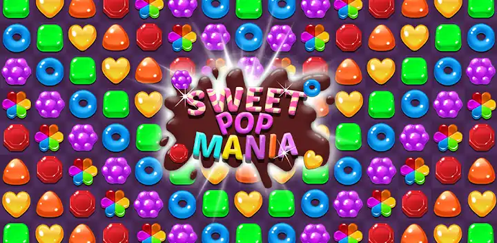 Candy Sweet Pop  : Cake Swap — Android game banner