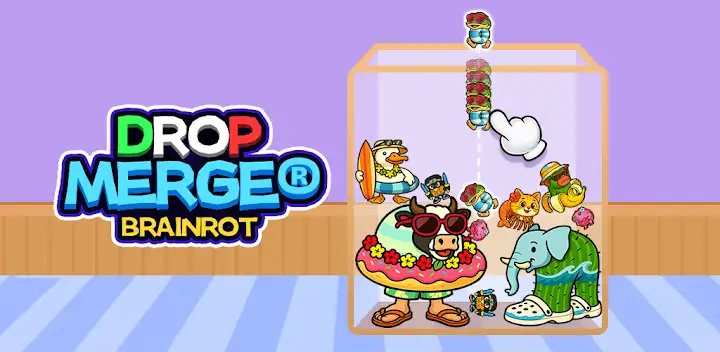 Drop Merge® : Brainrot — Android game banner