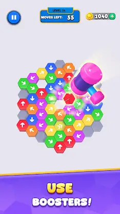 Drop The Tile: Cat Hexa Puzzle screenshot 3
