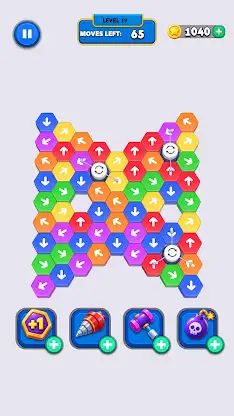 Drop The Tile: Cat Hexa Puzzle screenshot 8